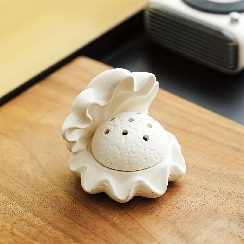 1PC White Shell/scallop Ceramic Incense Burner, Creative Ornament, Incense Rack High-end Aromatherapy Table Decoration, Incense Burner Family Ceremony
1PC White Shell/scallop Ceramic Incense Burner, Creative Ornament, Incense Rack High-end Aromatherapy Table Decoration, Incense Burner Family Ceremony