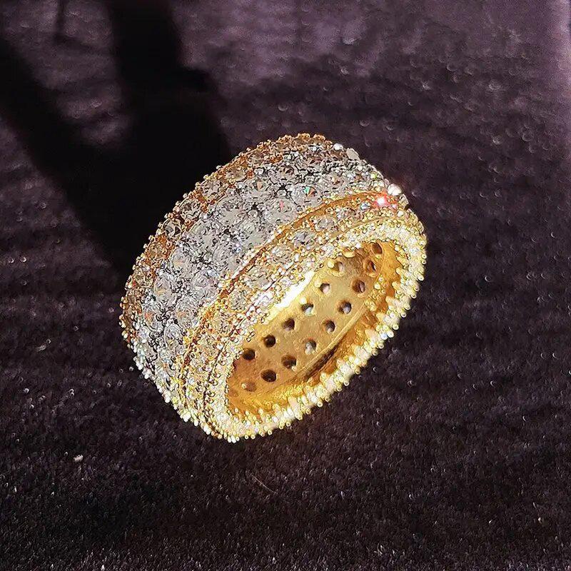 2026 New Geometric Design, Fashionable Headwear, High-end Couple Attending Banquet, Fully Inlaid Zircon Round Luxury Ring 6
2026 New Geometric Design, Fashionable Headwear, High-end Couple Attending Banquet, Fully Inlaid Zircon Round Luxury Ring 6