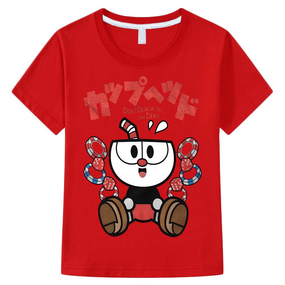 Cuphead T-shirt Kawaii Boys Girls Kids Clothing Short Sleeves Sports Fashion Streetwear Manga/Comic Tees 12T червоний
Cuphead T-shirt Kawaii Boys Girls Kids Clothing Short Sleeves Sports Fashion Streetwear Manga/Comic Tees 12T червоний