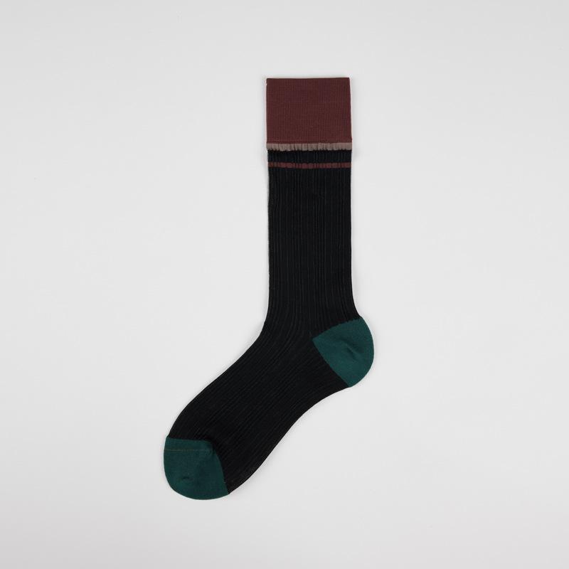 Spring & Autumn Korean Color Block Mid-Calf Ruffle Socks - European Runway Style, Breathable & Thin Women s One Size (EU 35-40)
Spring & Autumn Korean Color Block Mid-Calf Ruffle Socks - European Runway Style, Breathable & Thin Women s One Size (EU 35-40)