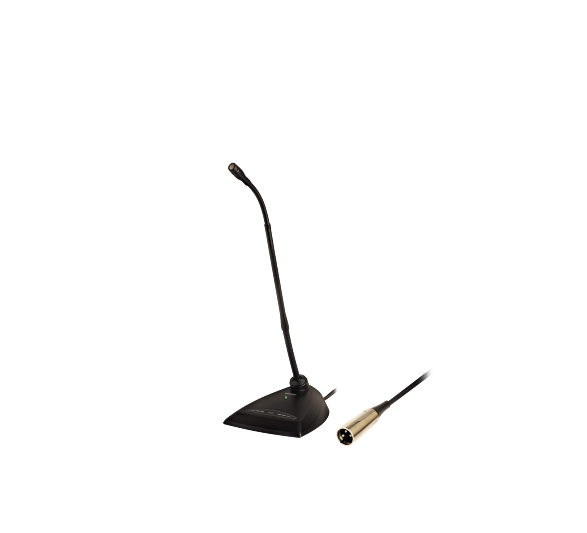 Shure Cardioid Microflex Desktop Gooseneck Condenser Microphone with Base and Cable MX412D/C
Shure Cardioid Microflex Desktop Gooseneck Condenser Microphone with Base and Cable MX412D/C