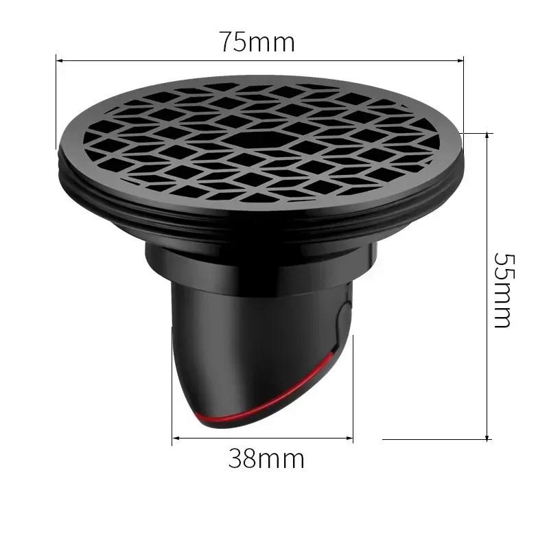 Insect-proof Anti-odor Floor Drain Cover Deodorant Drain Core Toilet Floor Drain Shower Sewer Hair Strainer Bathroom Accessories чёрный
Insect-proof Anti-odor Floor Drain Cover Deodorant Drain Core Toilet Floor Drain Shower Sewer Hair Strainer Bathroom Accessories чёрный