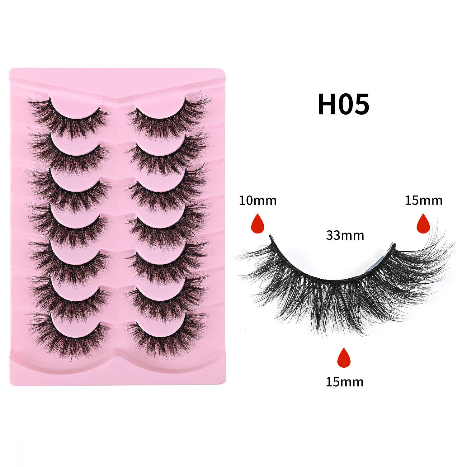 5D Self-Adhesive Messy Curled Full Strip False Eyelashes with Hard Stem
5D Self-Adhesive Messy Curled Full Strip False Eyelashes with Hard Stem
