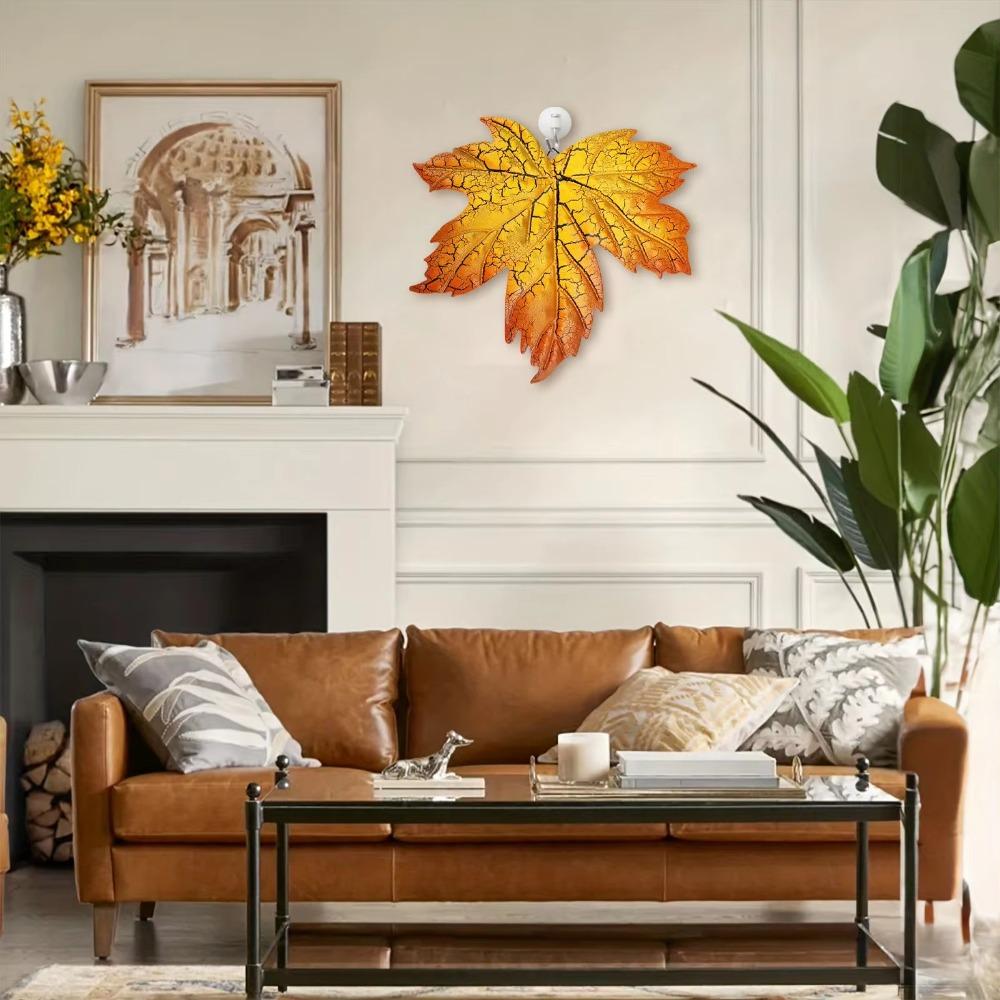 Creative Leaf Metal Wall Hanging Metal Ornaments High Quality Leaf Metal Decorations помаранчевий
Creative Leaf Metal Wall Hanging Metal Ornaments High Quality Leaf Metal Decorations помаранчевий