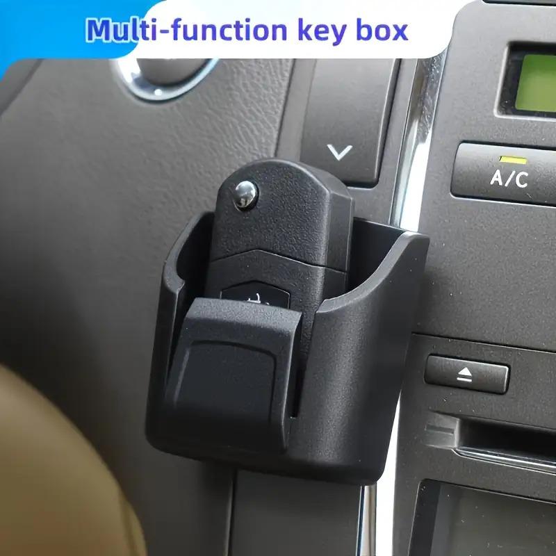 1PC Keyless Start Key Storage Box, Multi-function Center Console Organizer and Remote Control Bracket чорний
1PC Keyless Start Key Storage Box, Multi-function Center Console Organizer and Remote Control Bracket чорний