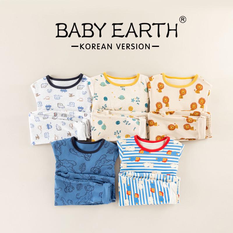 Children s Korean-Style Cotton Pajama Set - Boys and Girls Spring/Fall Two-Piece Warm Sleepwear 100cm
Children s Korean-Style Cotton Pajama Set - Boys and Girls Spring/Fall Two-Piece Warm Sleepwear 100cm