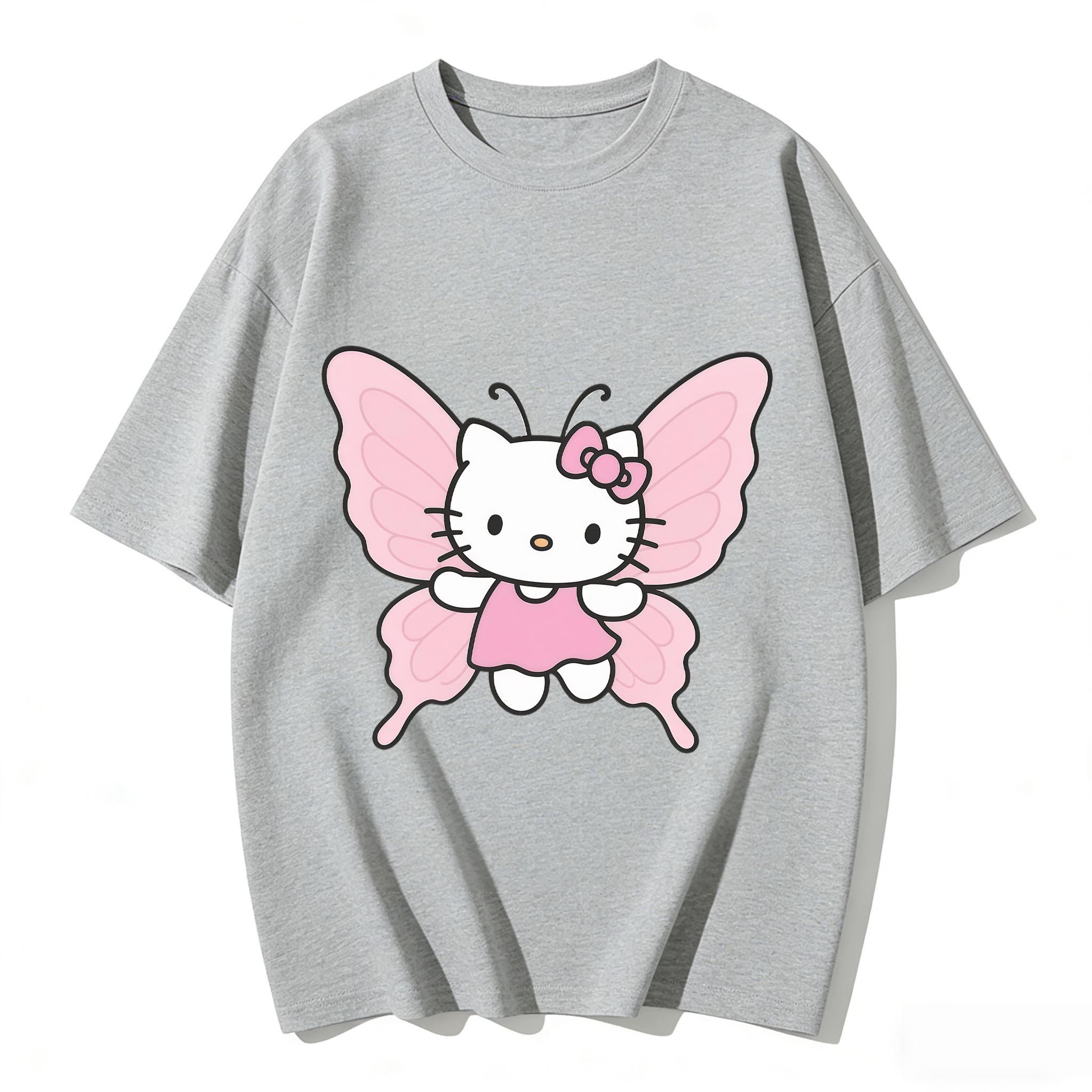 2026 New Arrival Kawaii Hello Kitty Butterfly Print Couple T Shirts Casual Loose Family Matching Outfits Parentchild Tees Tops S
2026 New Arrival Kawaii Hello Kitty Butterfly Print Couple T Shirts Casual Loose Family Matching Outfits Parentchild Tees Tops S