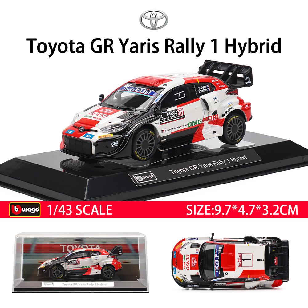 Bburago 1:43 WRC Toyota GR Yaris Rally1 Hybrid Rovanpera #69 Ogier #17 Alloy Luxury Vehicle Diecast Pull Back Cars Model Toy
Bburago 1:43 WRC Toyota GR Yaris Rally1 Hybrid Rovanpera #69 Ogier #17 Alloy Luxury Vehicle Diecast Pull Back Cars Model Toy