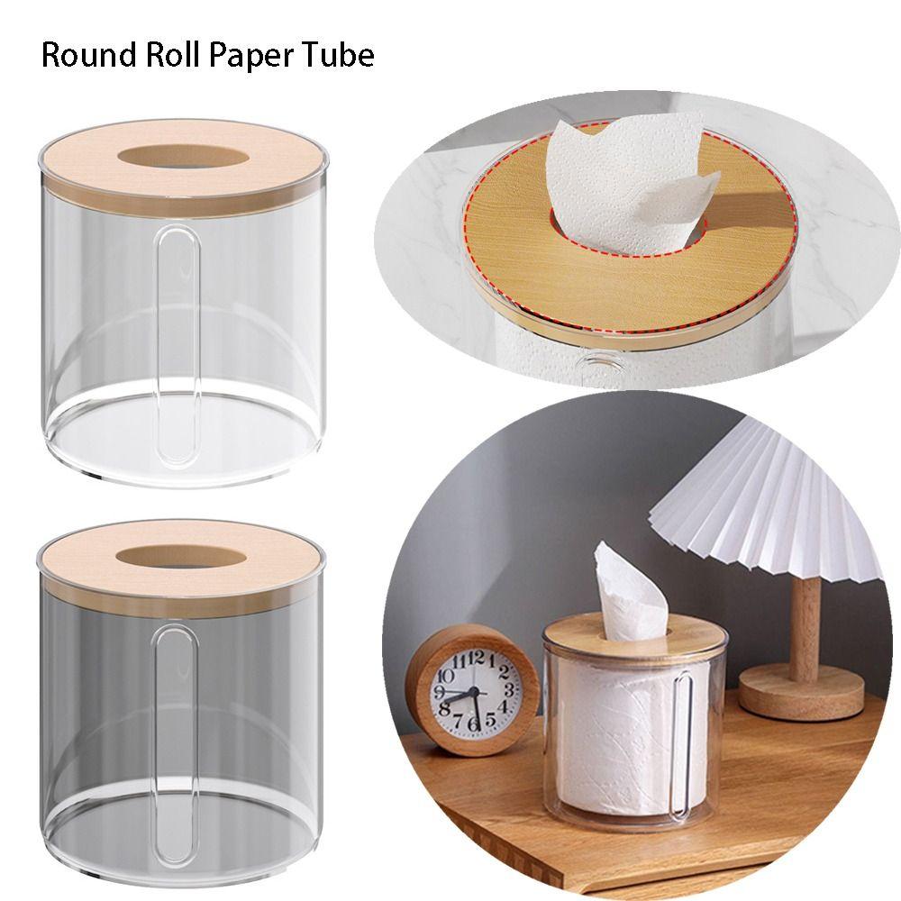 Creative Tissue Boxs Toilet Paper Roll Storage Desktop Paper Box Household Round Roll Paper Tube сірий
Creative Tissue Boxs Toilet Paper Roll Storage Desktop Paper Box Household Round Roll Paper Tube сірий