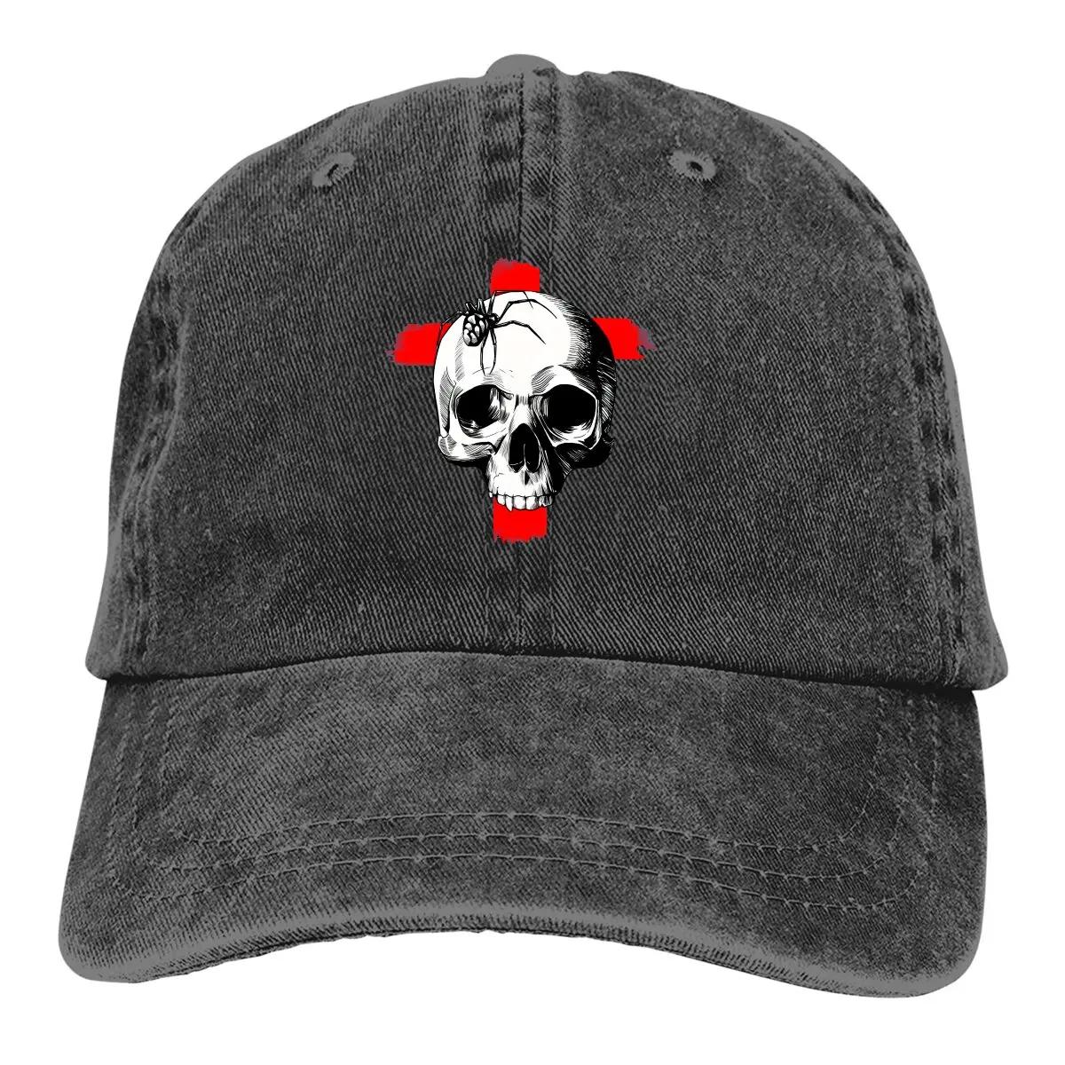 Skull Tattoo Baseball Cap Men Hats Women Visor Protection Snapback Tattoo Style Caps adjustable темно-синього кольору
Skull Tattoo Baseball Cap Men Hats Women Visor Protection Snapback Tattoo Style Caps adjustable темно-синього кольору