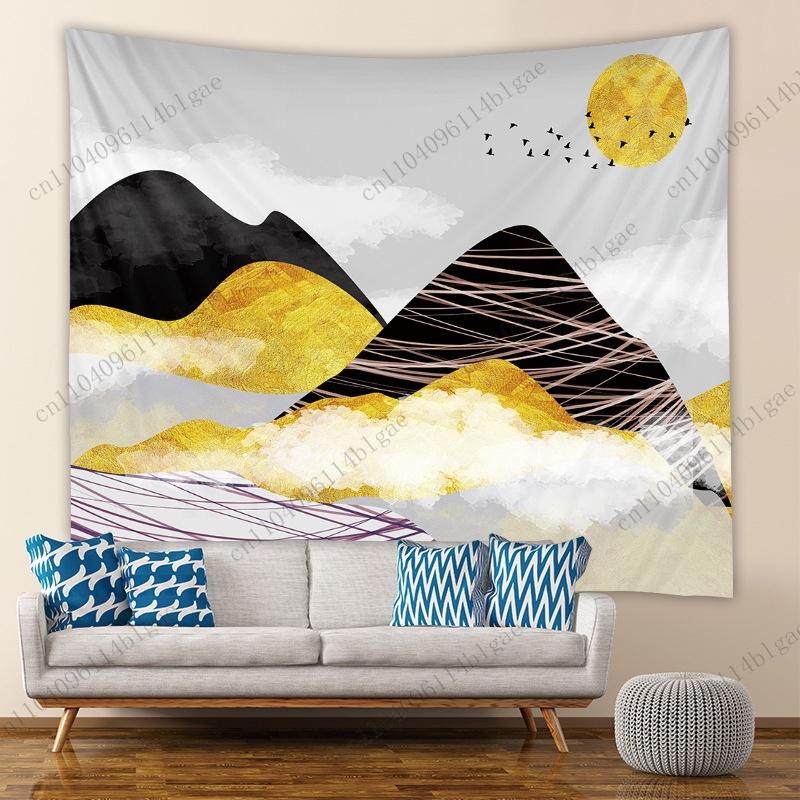 Gold Leaf Tree and Abstract Landscape Wall Tapestry Stylish Wall Art Modern Home Decor Living Room Tapestry Photo Backdrop 74x94cm(29x37in)
Gold Leaf Tree and Abstract Landscape Wall Tapestry Stylish Wall Art Modern Home Decor Living Room Tapestry Photo Backdrop 74x94cm(29x37in)