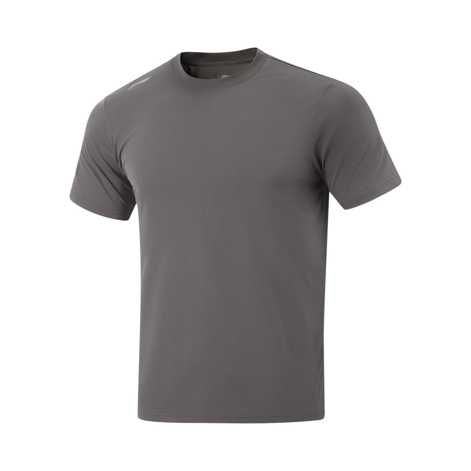 Li-Ning Casual Climbing Fitness Solid Color Round Neck Quick Dry Cool Breathable Versatile Short Sleeve T-Shirt Men Tops Road-Gray ATSV645-6 XXL
Li-Ning Casual Climbing Fitness Solid Color Round Neck Quick Dry Cool Breathable Versatile Short Sleeve T-Shirt Men Tops Road-Gray ATSV645-6 XXL