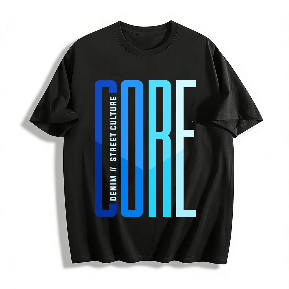 Core Street Culture Denim Graphic Casual Loose Fit Tee Pure cotton T-shirt XXS
Core Street Culture Denim Graphic Casual Loose Fit Tee Pure cotton T-shirt XXS