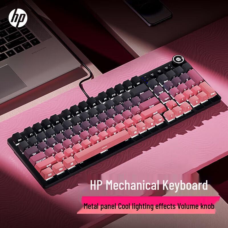 HP GK100S Wired Mechanical Gaming Keyboard Brown Switch
HP GK100S Wired Mechanical Gaming Keyboard Brown Switch