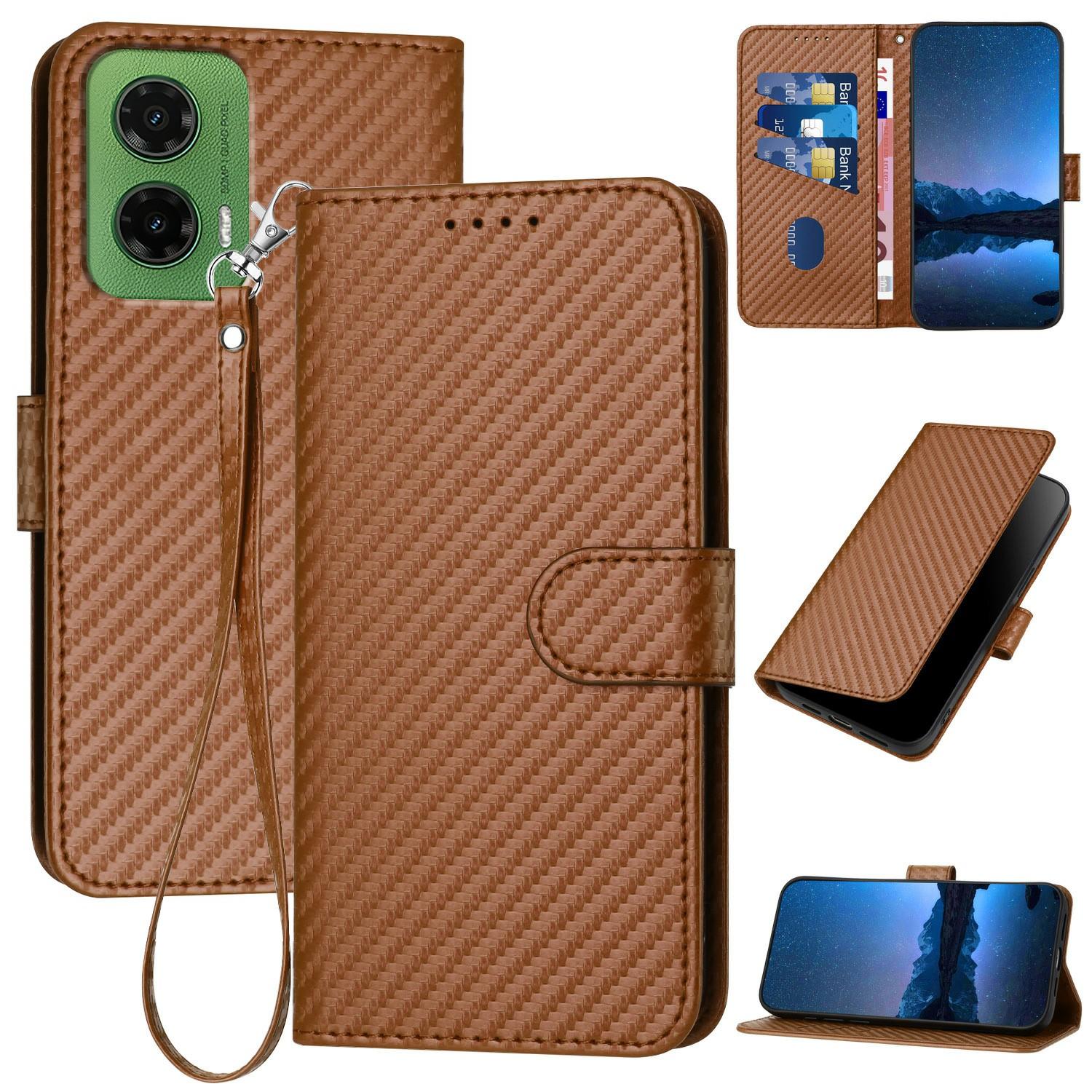 YX0070 For Motorola Moto G35 5G Wallet Case Carbon Fiber Texture Leather Cell Accessories Phone Cover D
YX0070 For Motorola Moto G35 5G Wallet Case Carbon Fiber Texture Leather Cell Accessories Phone Cover D