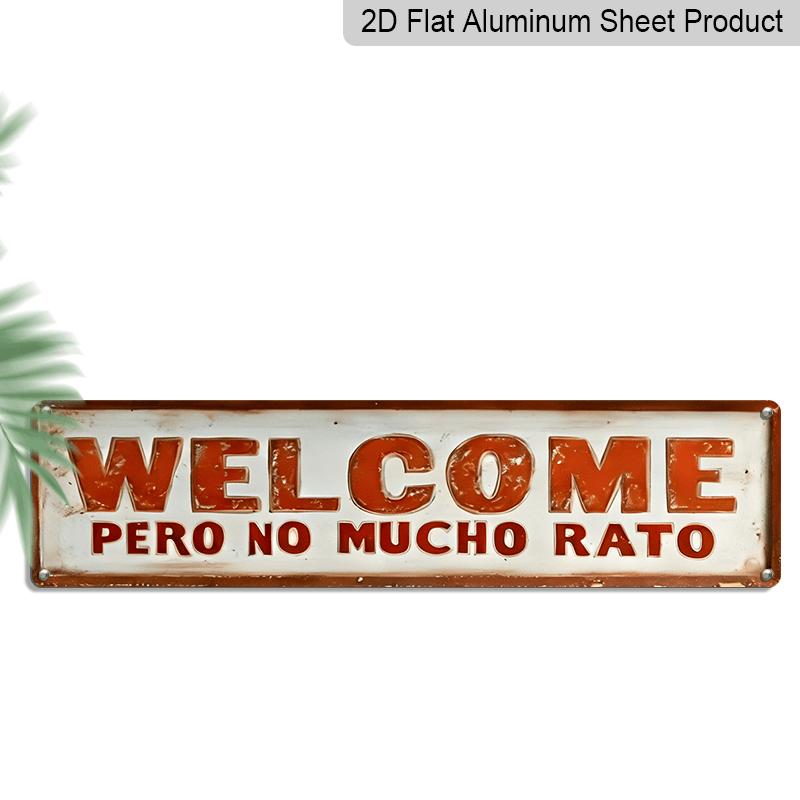 2D Flat, 1pc Vintage Spanish Welcome But Don t Stay Too Long Metal Wall Sign - 15.7×3.94inch Humorous Bienvenido Pero No Te Quedes Demasiado 40cm x 10cm
2D Flat, 1pc Vintage Spanish Welcome But Don t Stay Too Long Metal Wall Sign - 15.7×3.94inch Humorous Bienvenido Pero No Te Quedes Demasiado 40cm x 10cm