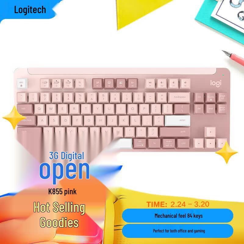 Logitech K855 Wireless Mechanical Keyboard
Logitech K855 Wireless Mechanical Keyboard
