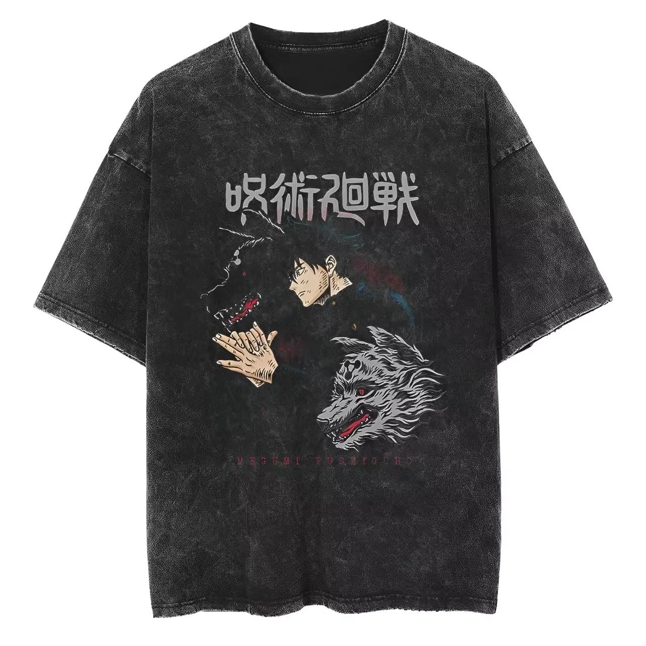 Megumi Fushiguro T Shirt Jujutsu Kaisen Anime Men Vintage Acid Wash Cotton Shikigami Divine Dog Graphic Tees new L
Megumi Fushiguro T Shirt Jujutsu Kaisen Anime Men Vintage Acid Wash Cotton Shikigami Divine Dog Graphic Tees new L