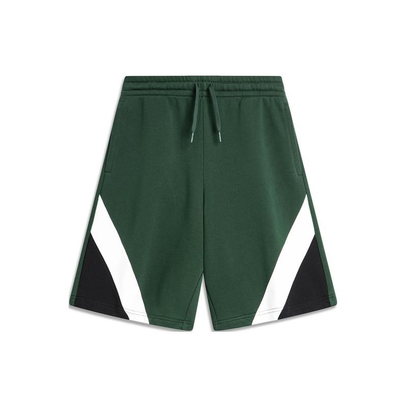 Li Ning Weekend Youth Color Block Straight Leg Lace-Up Mid Rise Casual Shorts Men shorts Vintage-Green AKSU613-3
Li Ning Weekend Youth Color Block Straight Leg Lace-Up Mid Rise Casual Shorts Men shorts Vintage-Green AKSU613-3