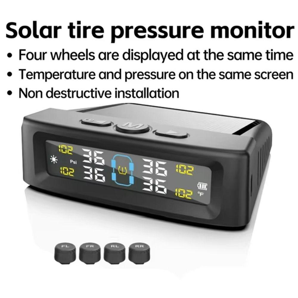 TPMS Tire Pressure Monitoring System Wireless Temperature Warning Fuel Save Automotive Use Standard-External Sensor
TPMS Tire Pressure Monitoring System Wireless Temperature Warning Fuel Save Automotive Use Standard-External Sensor