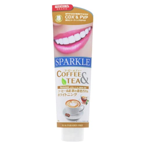 SPARKLE Coffee & Tea Toothpaste 90g
SPARKLE Coffee & Tea Toothpaste 90g