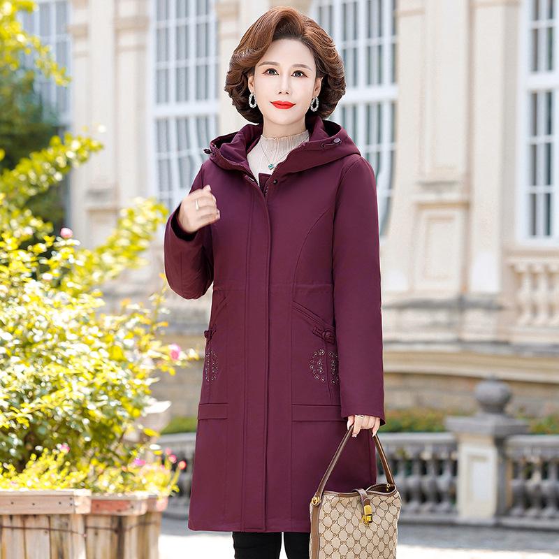 Women s Mid-Length Down Cotton Coat - Winter, Thickened, Plus Size Outerwear for Middle-Aged and Elderly 3XL виноградный/фиолетовый
Women s Mid-Length Down Cotton Coat - Winter, Thickened, Plus Size Outerwear for Middle-Aged and Elderly 3XL виноградный/фиолетовый