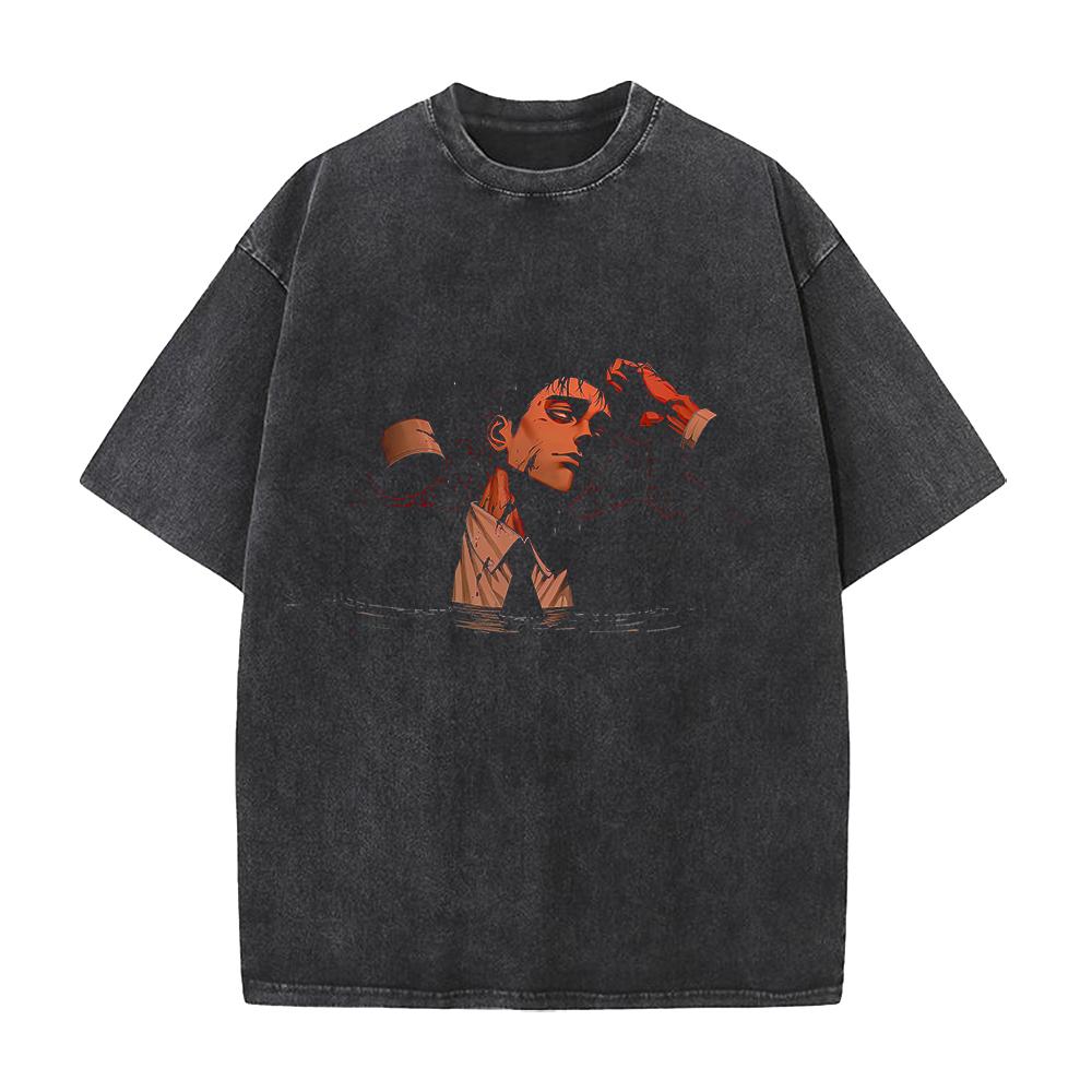 Anime Jujutsu Kaisen T Shirt Hiromi Higuruma Vintage Washed Oversized T-shirt Men Clothing Summer Short Sleeve Cotton Tees Tops XXL чорний
Anime Jujutsu Kaisen T Shirt Hiromi Higuruma Vintage Washed Oversized T-shirt Men Clothing Summer Short Sleeve Cotton Tees Tops XXL чорний
