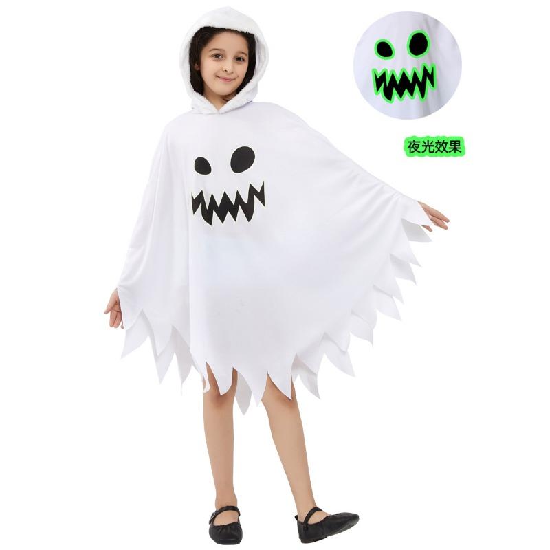 Белый светящийся плащ-накидка привидения хэллоуин детский костюм светящаяся гримаса шаль костюм для вечеринки L
Белый светящийся плащ-накидка привидения хэллоуин детский костюм светящаяся гримаса шаль костюм для вечеринки L