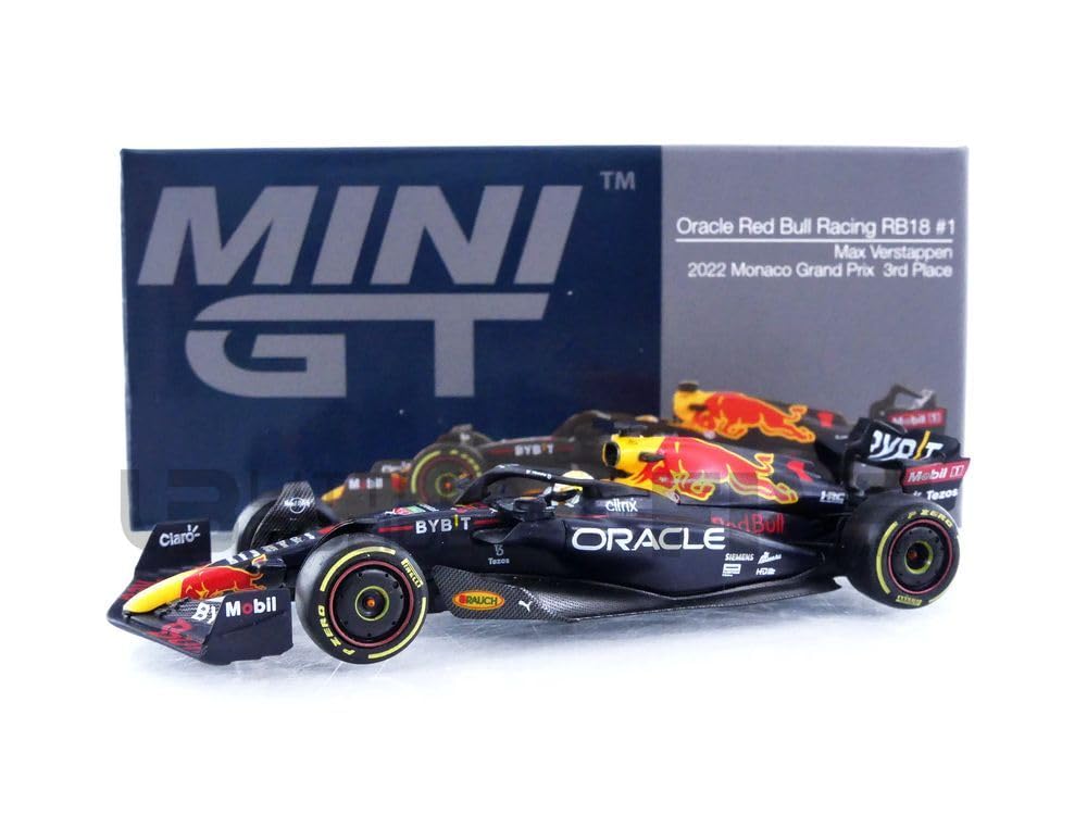 MINI GT Oracle Red Bull Racing RB18 2022 3rd place car Monaco Grand Prix Max Verstappen Completed Product 1/64 #1
MINI GT Oracle Red Bull Racing RB18 2022 3rd place car Monaco Grand Prix Max Verstappen Completed Product 1/64 #1