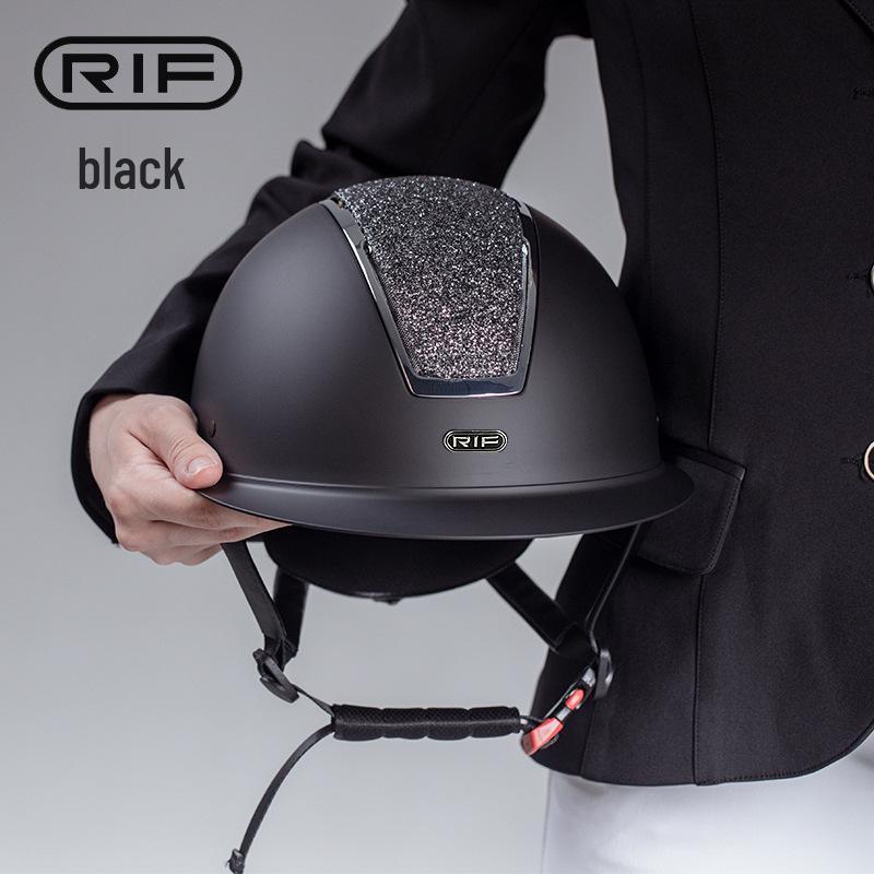 RIF Unisex Equestrian Helmet - Breathable, Adjustable, Child s Riding Gear, EU Certified. 55-57cm чорний
RIF Unisex Equestrian Helmet - Breathable, Adjustable, Child s Riding Gear, EU Certified. 55-57cm чорний