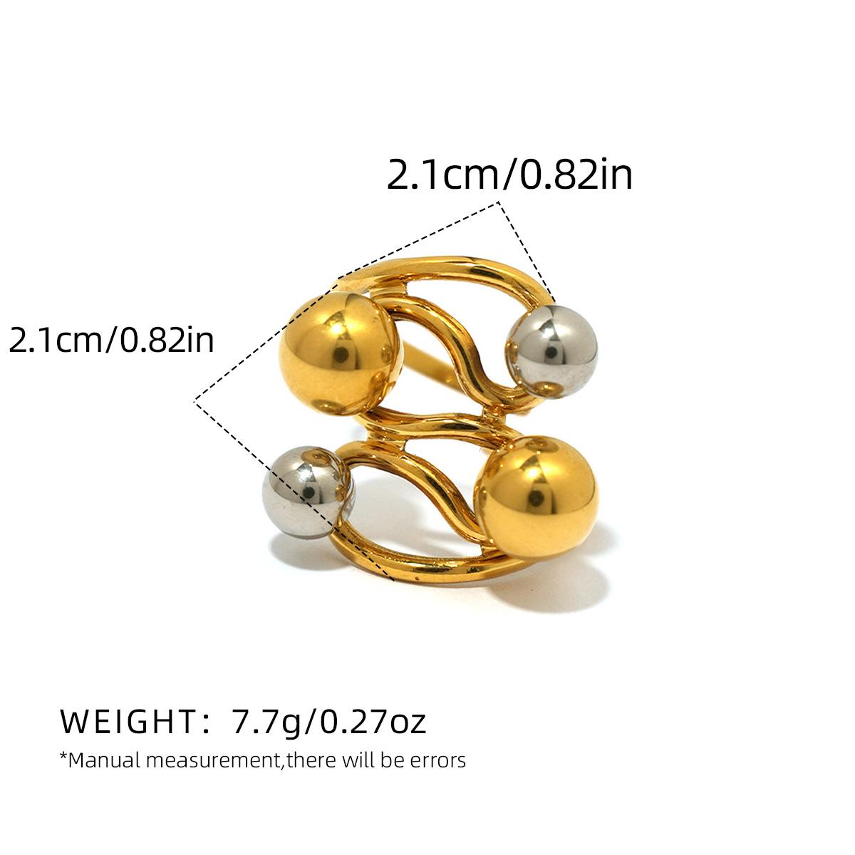 Stainless Steel Creative Individualistic Ball Ring 2025 Colorfast Popular Party Personalized Exaggerated Charms Zircon Women resizable
Stainless Steel Creative Individualistic Ball Ring 2025 Colorfast Popular Party Personalized Exaggerated Charms Zircon Women resizable