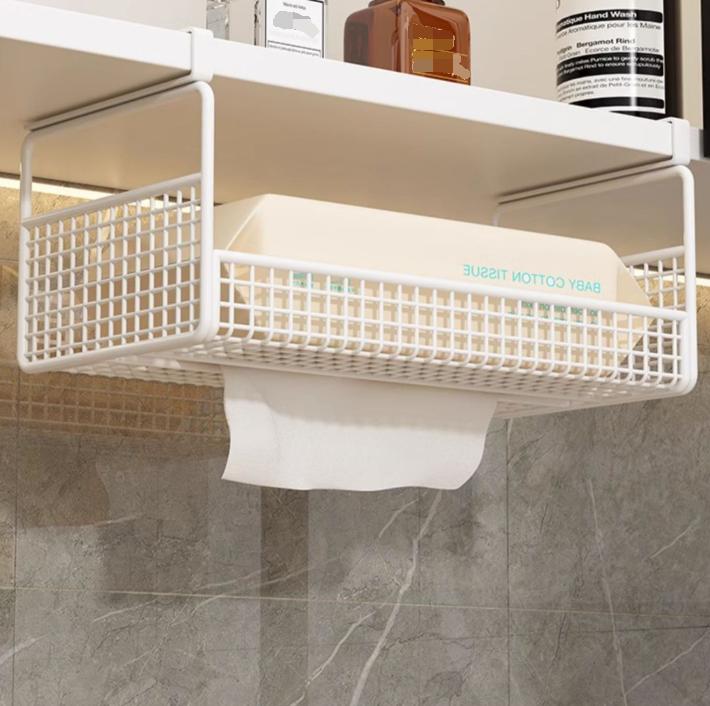 Tissue Box Holder Hanging Under Cabinets with Smooth Dispensing Opening Non Slip Base and Rust Resistant Iron Material білий
Tissue Box Holder Hanging Under Cabinets with Smooth Dispensing Opening Non Slip Base and Rust Resistant Iron Material білий