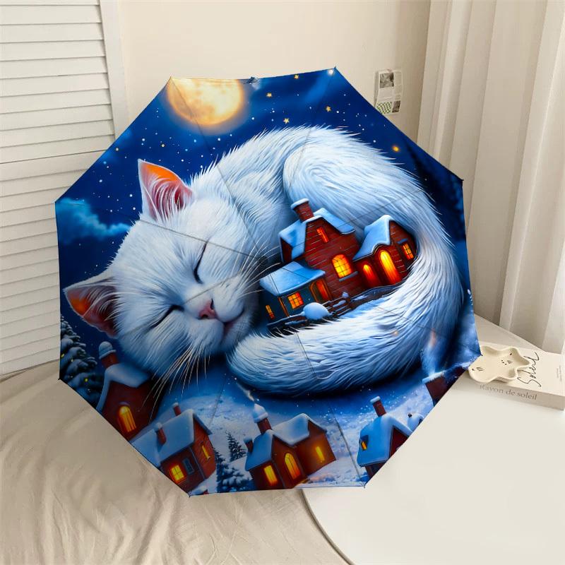 1PC cat village Umbrella-9-Rib Reinforced, Automatic Open, Lightweight & Durable, Cute Fashion Accessory for Outdoor-P0792
1PC cat village Umbrella-9-Rib Reinforced, Automatic Open, Lightweight & Durable, Cute Fashion Accessory for Outdoor-P0792