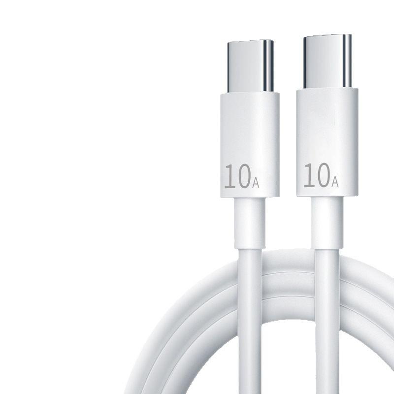 120W Dual Type-C Fast Charging Cable for Apple, Huawei Laptops & Phones 25cm
120W Dual Type-C Fast Charging Cable for Apple, Huawei Laptops & Phones 25cm