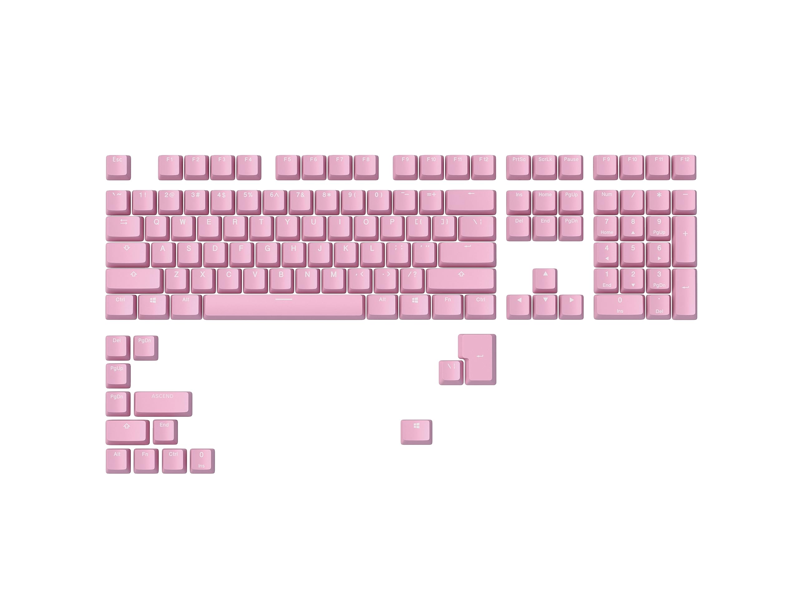 Glorious GMMK ABS Doubleshot V2 USA Base Kit Pixel Pink 123 Keycap Set for Mechanical Keyboard KB688 - GLO-KC-ABS-USKIT-P
Glorious GMMK ABS Doubleshot V2 USA Base Kit Pixel Pink 123 Keycap Set for Mechanical Keyboard KB688 - GLO-KC-ABS-USKIT-P