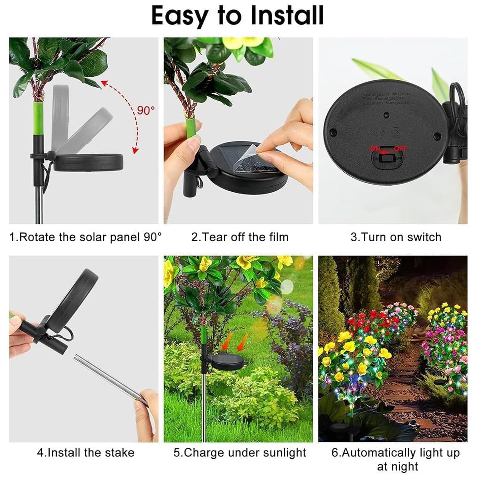 Outdoor Solar Light Waterproof LED Flower Lamp Lawn Solar Stake Lights For Yard Backyard Courtyard Porch Farm Balcony Lawn фиолетовый
Outdoor Solar Light Waterproof LED Flower Lamp Lawn Solar Stake Lights For Yard Backyard Courtyard Porch Farm Balcony Lawn фиолетовый