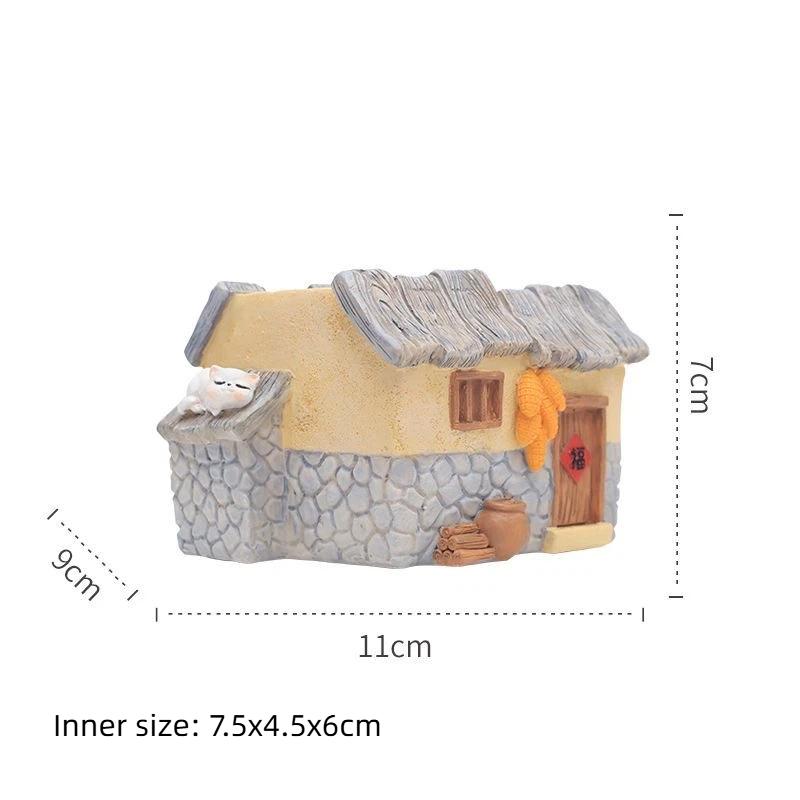 Vintage Rustic Resin Flower Pot House for Succulent Plants, Country Style Mini Garden Decor B
Vintage Rustic Resin Flower Pot House for Succulent Plants, Country Style Mini Garden Decor B