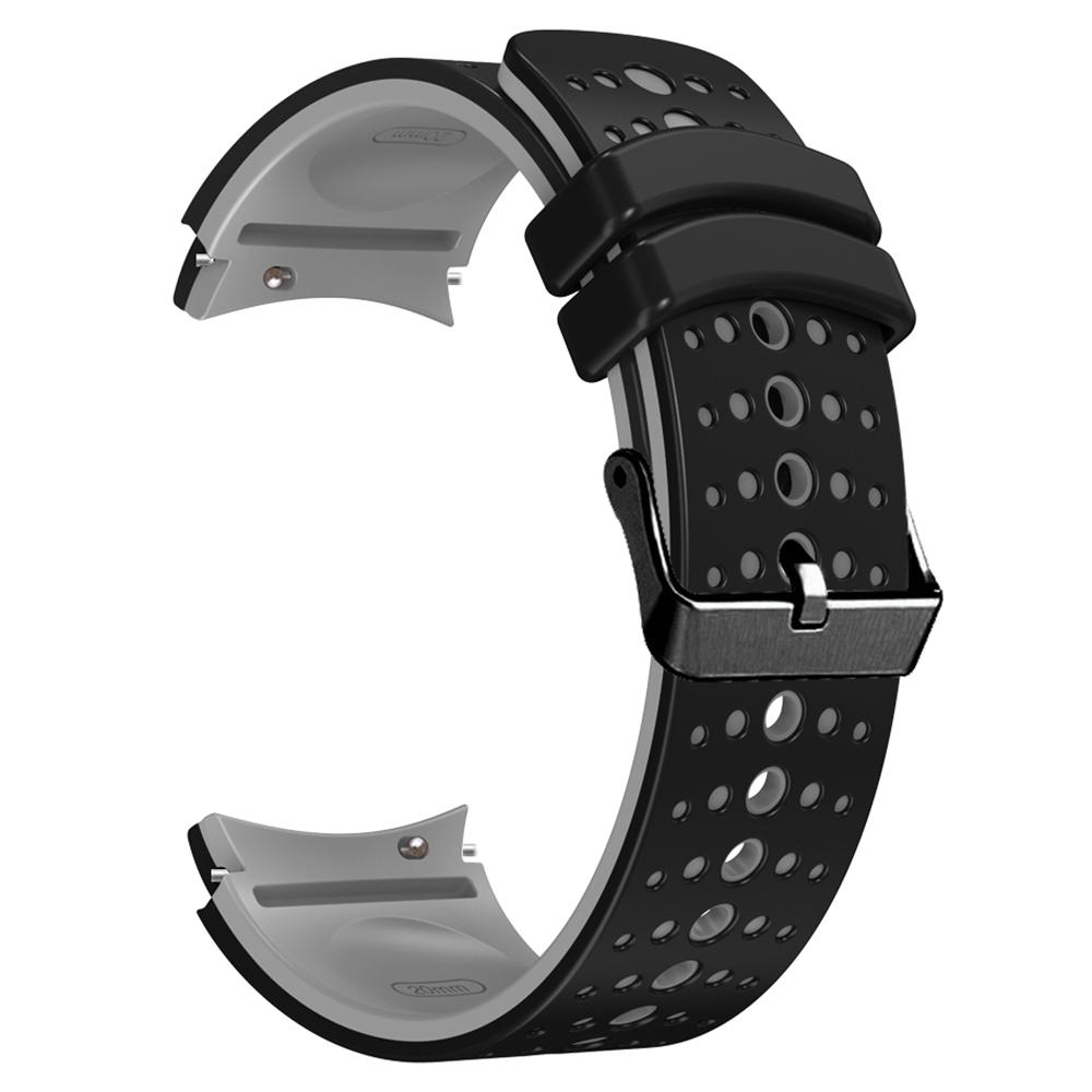 Silicone Strap for Samsung Galaxy Watch7 44mm 40mm/Watch FE 40mm/Watch6 44mm 40mm Multiple Holes Dual Color Watchband Black+Grey
Silicone Strap for Samsung Galaxy Watch7 44mm 40mm/Watch FE 40mm/Watch6 44mm 40mm Multiple Holes Dual Color Watchband Black+Grey