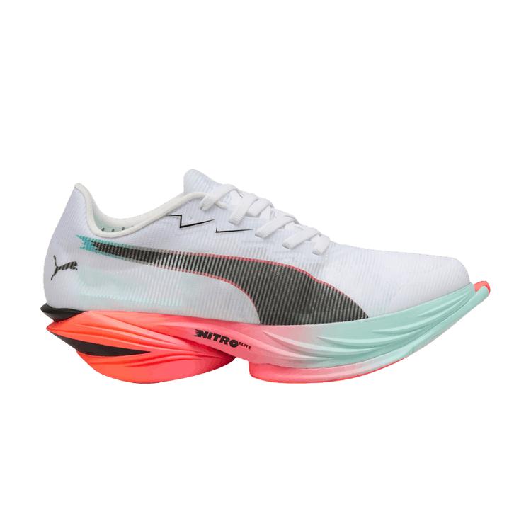 Puma Fast-R Nitro Elite 3 White Glowing Red Mint Women Sneakers Mint-Melt 312061-01 37
Puma Fast-R Nitro Elite 3 White Glowing Red Mint Women Sneakers Mint-Melt 312061-01 37