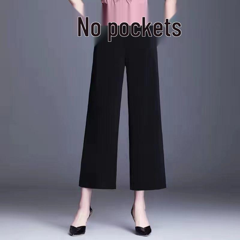 Korean Style Plus Size High Waist Wide Leg Pants - Slimming, Loose Fit, Elastic Waist, Long Draping for Women, Spring/Summer Versatile. S below 90 jin
Korean Style Plus Size High Waist Wide Leg Pants - Slimming, Loose Fit, Elastic Waist, Long Draping for Women, Spring/Summer Versatile. S below 90 jin