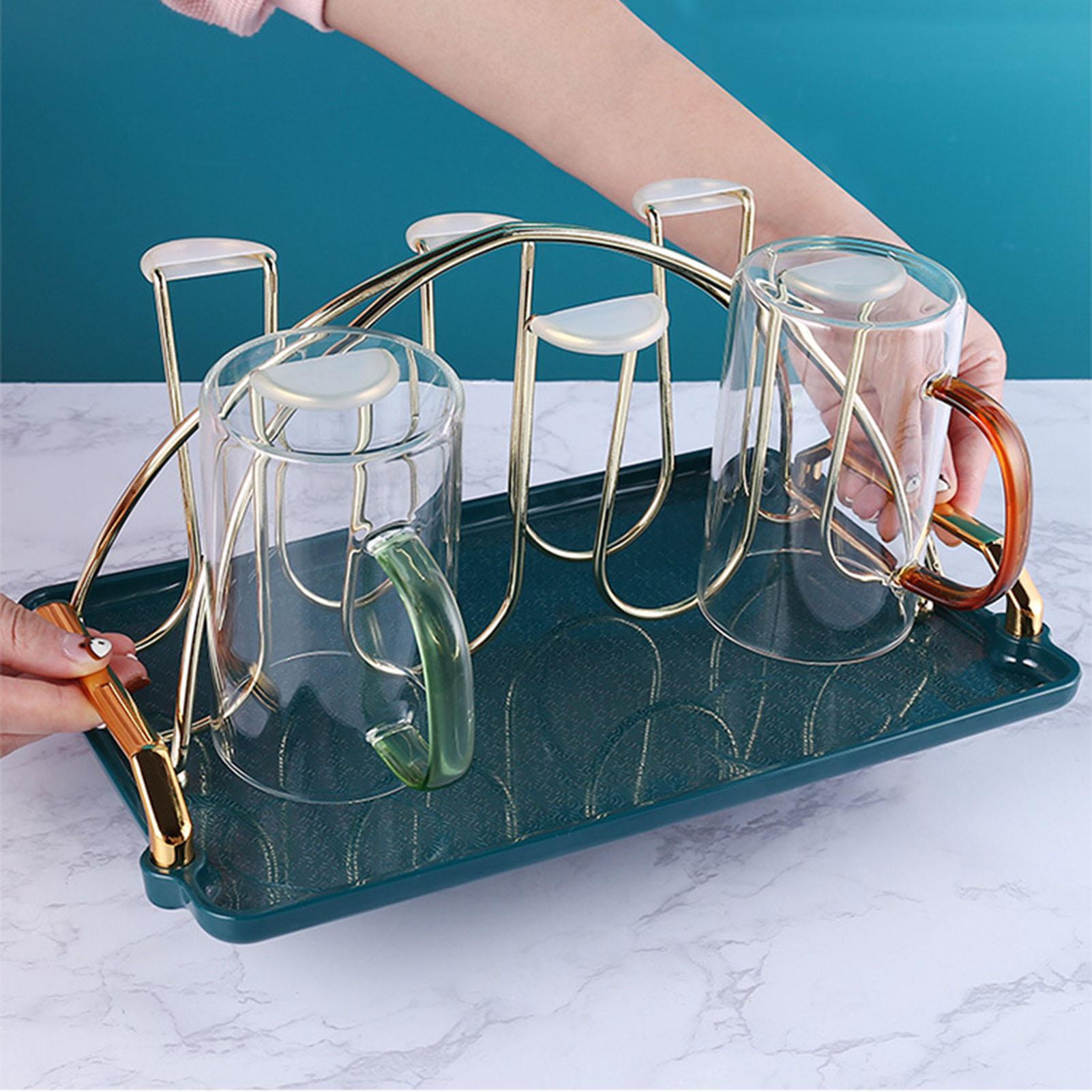 Inverted Glass Mug Hanging Rack With Drain Tray For Home Kitchen Countertop China Mainland
Inverted Glass Mug Hanging Rack With Drain Tray For Home Kitchen Countertop China Mainland