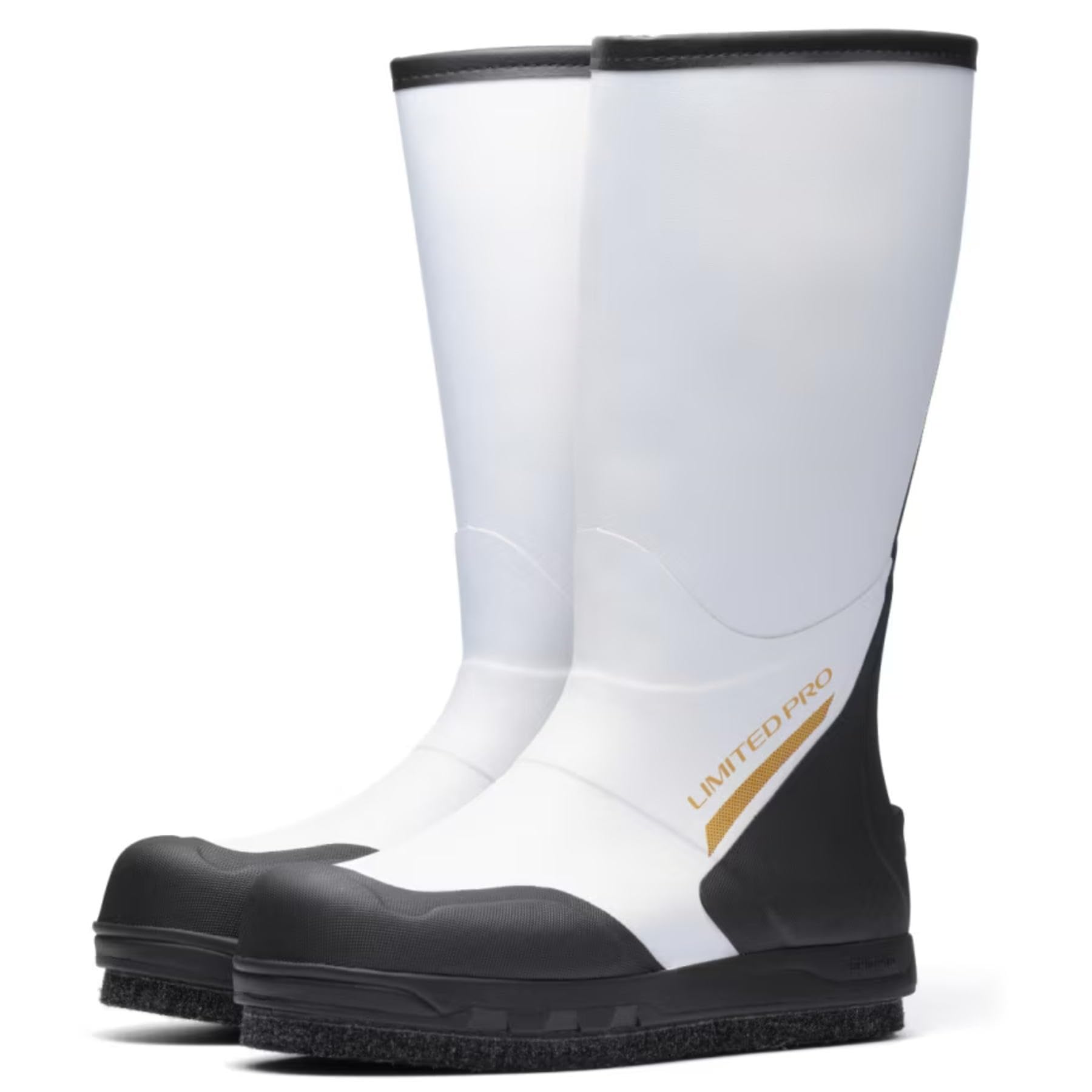 Shimano Limited Pro Geolock Boots with Cut Rubber Pin Limited XL Felts, FB-120W, White,
Shimano Limited Pro Geolock Boots with Cut Rubber Pin Limited XL Felts, FB-120W, White,