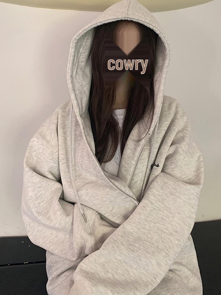 Versatile Korean Style Women s Hooded Sweatshirt - Autumn/Winter Simple Lazy Pullover Extra Large серый/белый
Versatile Korean Style Women s Hooded Sweatshirt - Autumn/Winter Simple Lazy Pullover Extra Large серый/белый
