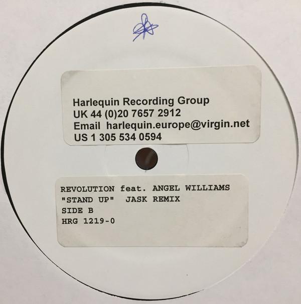 12inch Record REVOLUTION, ANGEL WILLIAMS - Stand Up Remixes HRG1219 HARLEQUIN RECOR 1999 US Dance & Electronica Used
12inch Record REVOLUTION, ANGEL WILLIAMS - Stand Up Remixes HRG1219 HARLEQUIN RECOR 1999 US Dance & Electronica Used