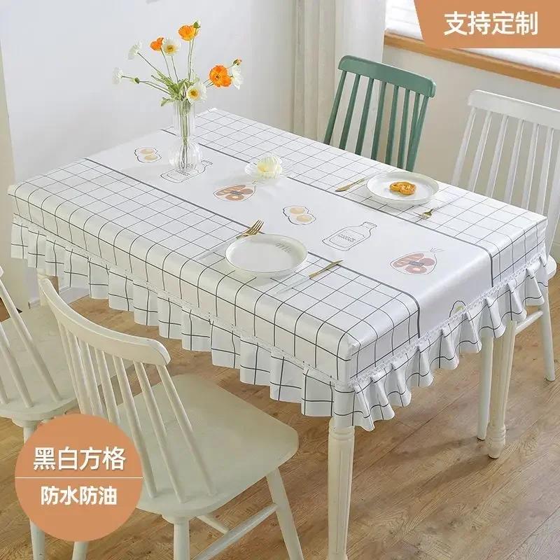 Fully Wrapped Rectangular Table Cloth Lace Edges Waterproof Oil Resistant Cloth Dustproof Desk Mat Household Coffee Table Mat 80x80x20cm білий
Fully Wrapped Rectangular Table Cloth Lace Edges Waterproof Oil Resistant Cloth Dustproof Desk Mat Household Coffee Table Mat 80x80x20cm білий