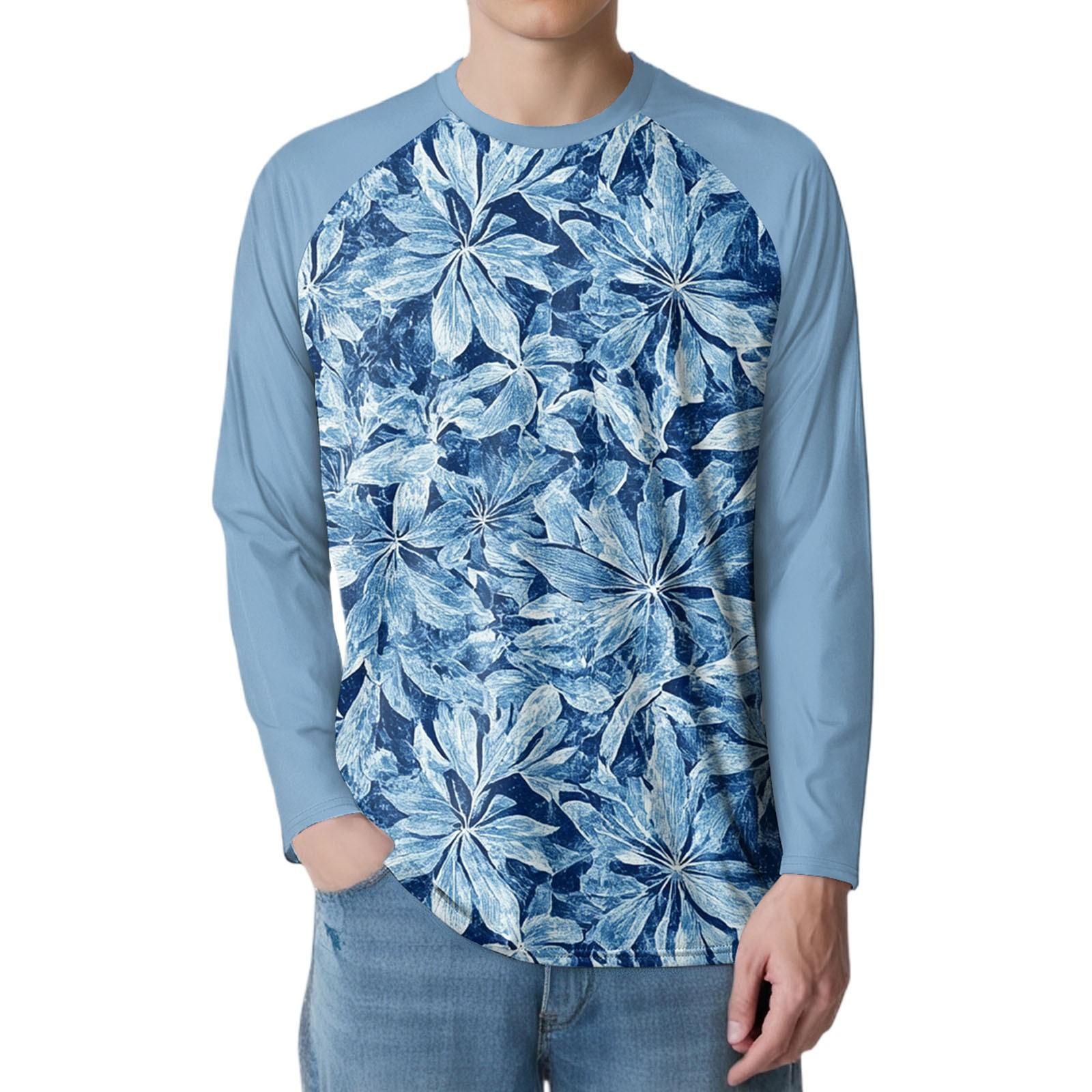 Мужская мода принтованный реглан длинный рукав спортивный топ XL синий
Мужская мода принтованный реглан длинный рукав спортивный топ XL синий