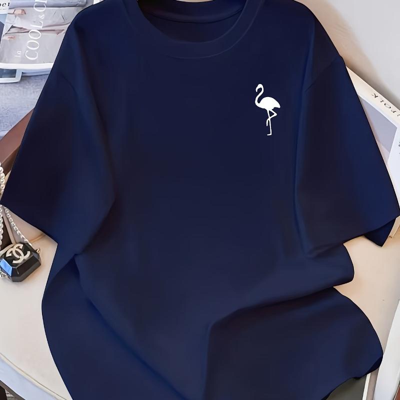Minimal Flamingo Silhouette Print T-Shirt,Lightweight T-Shirt Breathable Cool, Comfortable Wear XXL темно-синього кольору
Minimal Flamingo Silhouette Print T-Shirt,Lightweight T-Shirt Breathable Cool, Comfortable Wear XXL темно-синього кольору