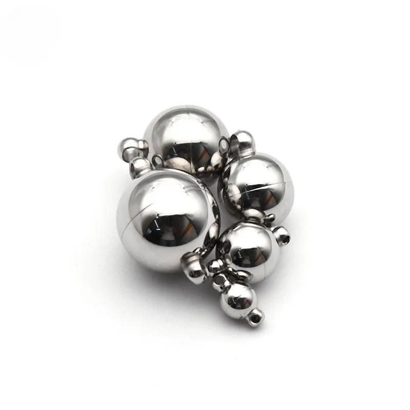 5Pcs/Lot Stainless Steel Buckle Round Ball Round Bead Titanium Steel Magnetic Clasp Pearl Bracelet Necklace DIY Jewelry Making 6mm серебряный
5Pcs/Lot Stainless Steel Buckle Round Ball Round Bead Titanium Steel Magnetic Clasp Pearl Bracelet Necklace DIY Jewelry Making 6mm серебряный