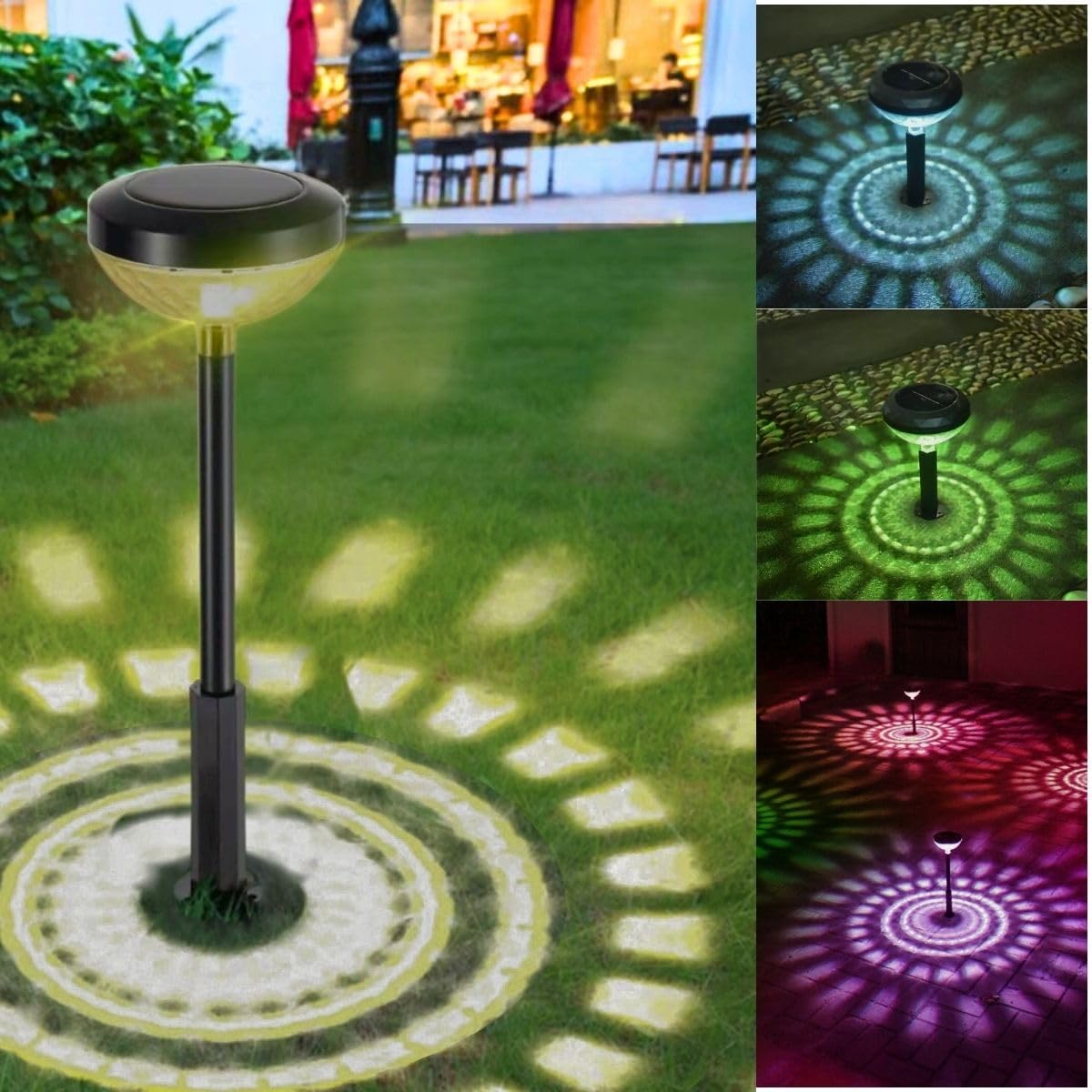 Набор из 4 солнечных садовых светильников IP65, автоматические, для дорожек и обеспечения безопасности, встраиваемые, для цветов и террас, набор светильников, для улицы, водонепроницаемые, разноцветные, стильные, чёрный
Набор из 4 солнечных садовых светильников IP65, автоматические, для дорожек и обеспечения безопасности, встраиваемые, для цветов и террас, набор светильников, для улицы, водонепроницаемые, разноцветные, стильные, чёрный