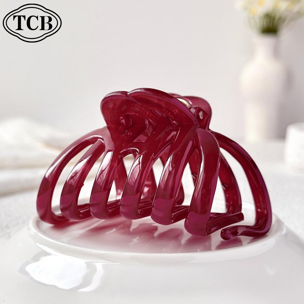 Versatile High-Class Red Pumpkin Claw Hair Clip - Perfect for Hair Buns and More 7.8*5*6 cm вино красного
Versatile High-Class Red Pumpkin Claw Hair Clip - Perfect for Hair Buns and More 7.8*5*6 cm вино красного